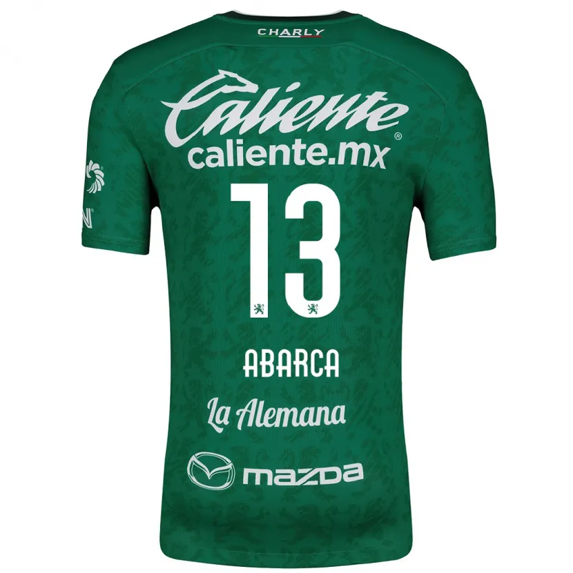 Danxen Niño Camiseta Vidalia Abarca #13 Verde Blanco 1ª Equipación 2024/25 La Camisa