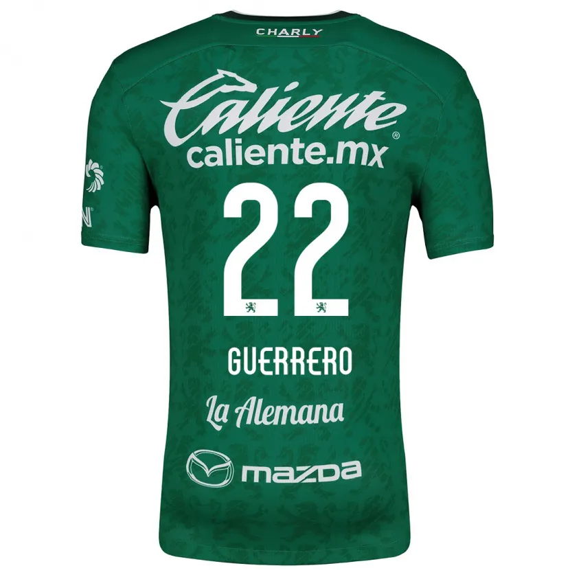 Danxen Niño Camiseta África Guerrero #22 Verde Blanco 1ª Equipación 2024/25 La Camisa