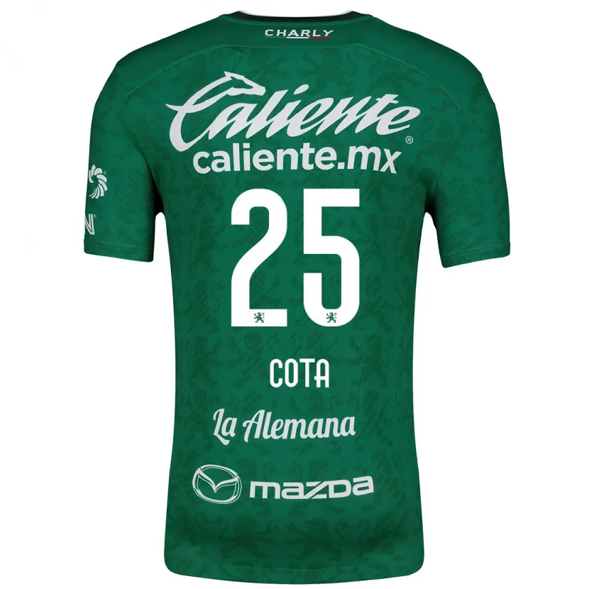 Danxen Niño Camiseta Renatta Cota #25 Verde Blanco 1ª Equipación 2024/25 La Camisa