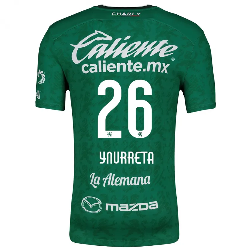 Danxen Niño Camiseta Alexandra Hernández Ynurreta #26 Verde Blanco 1ª Equipación 2024/25 La Camisa