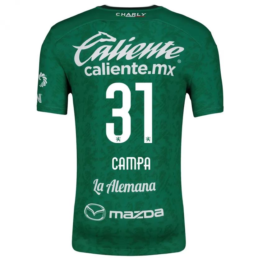 Danxen Niño Camiseta Marlyn Campa #31 Verde Blanco 1ª Equipación 2024/25 La Camisa