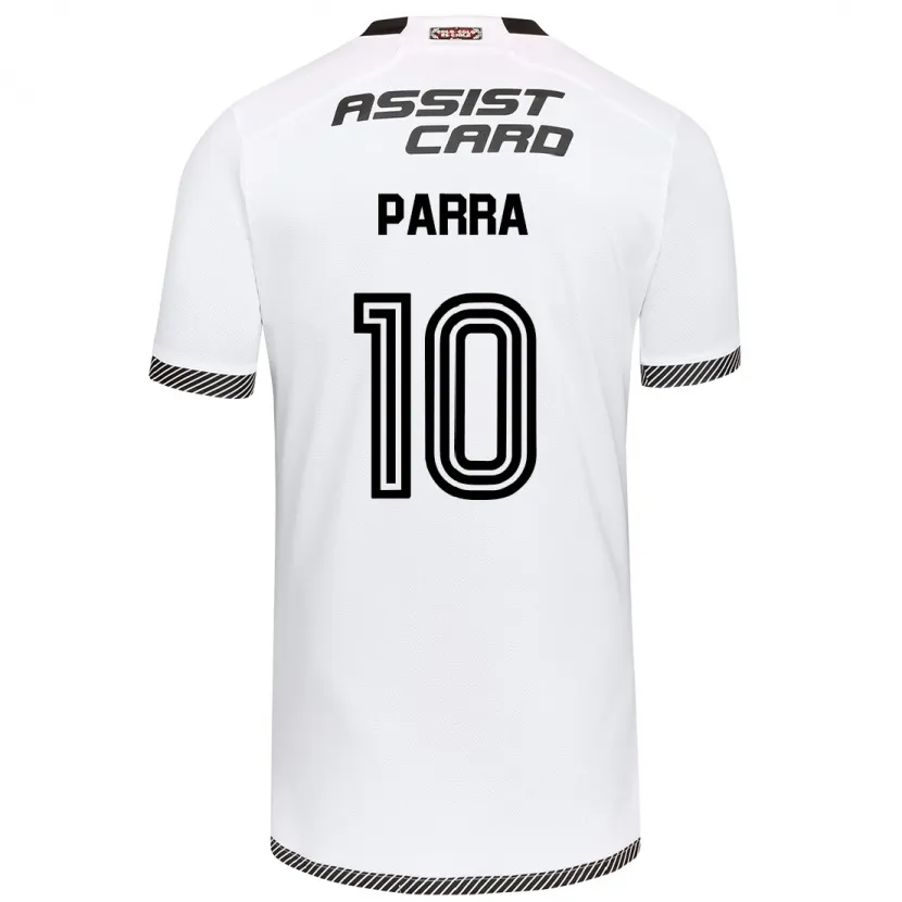 Danxen Niño Camiseta Pablo Parra #10 Blanco Negro 1ª Equipación 2024/25 La Camisa