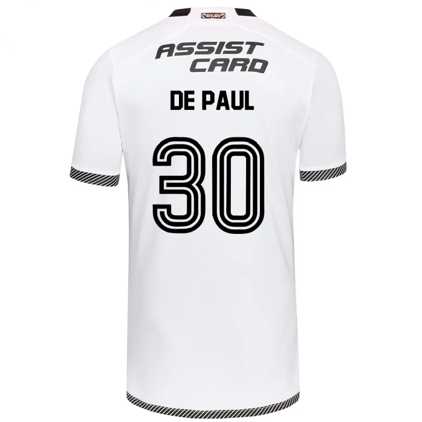 Danxen Niño Camiseta Fernando De Paul #30 Blanco Negro 1ª Equipación 2024/25 La Camisa