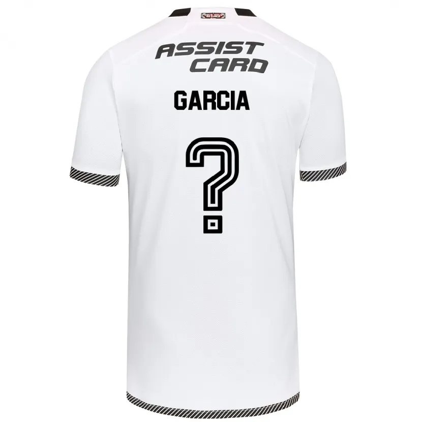 Danxen Niño Camiseta Francisco García #0 Blanco Negro 1ª Equipación 2024/25 La Camisa