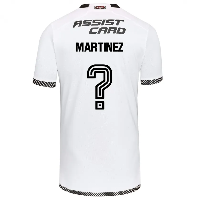 Danxen Niño Camiseta Iván Martínez #0 Blanco Negro 1ª Equipación 2024/25 La Camisa