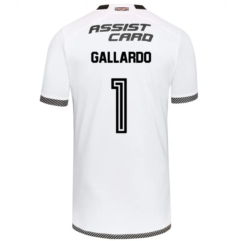 Danxen Niño Camiseta Alexia Gallardo #1 Blanco Negro 1ª Equipación 2024/25 La Camisa