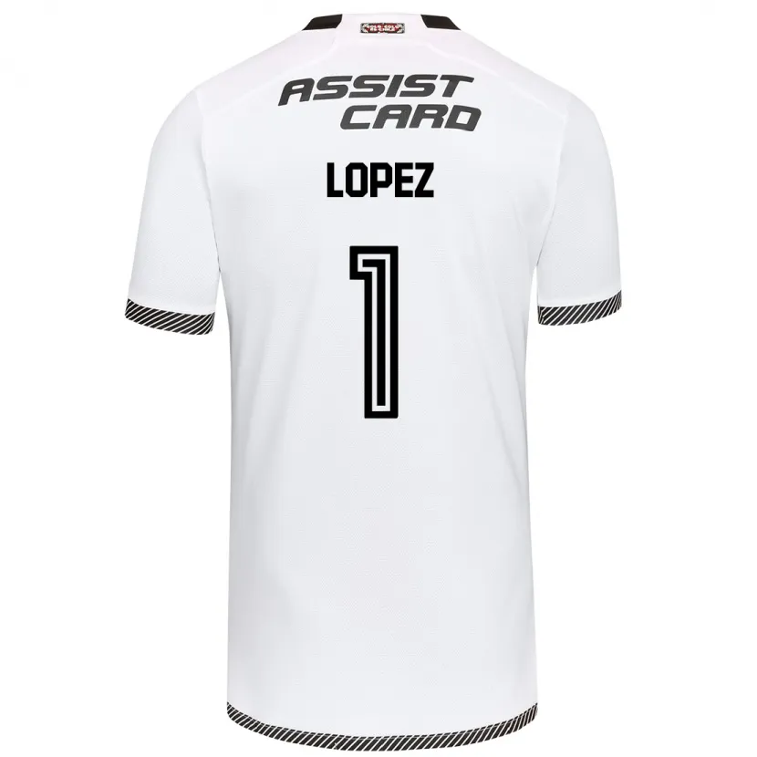 Danxen Niño Camiseta Yessenia López #1 Blanco Negro 1ª Equipación 2024/25 La Camisa