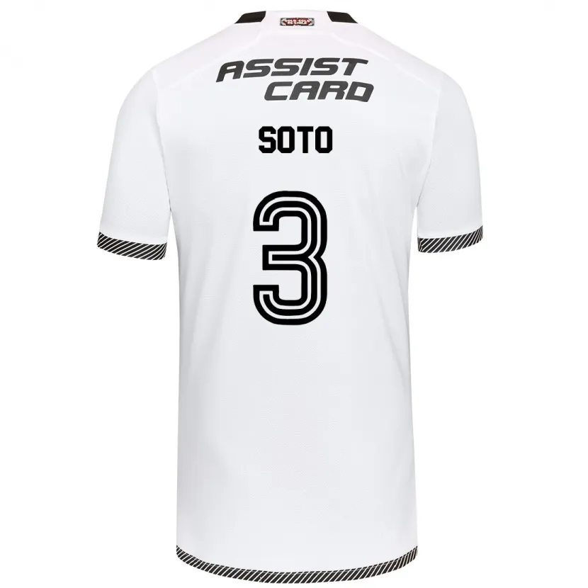 Danxen Niño Camiseta Rocío Soto #3 Blanco Negro 1ª Equipación 2024/25 La Camisa