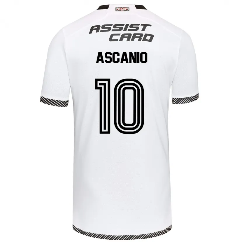 Danxen Niño Camiseta Yusmery Ascanio #10 Blanco Negro 1ª Equipación 2024/25 La Camisa