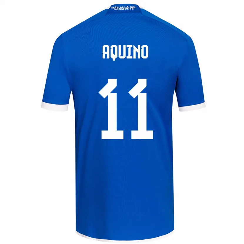 Danxen Niño Camiseta Yisel Aquino #11 Azul Blanco 1ª Equipación 2024/25 La Camisa