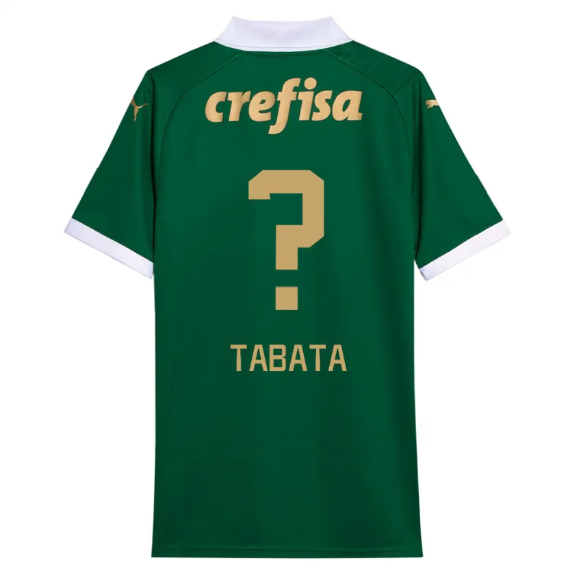 Danxen Niño Camiseta Bruno Tabata #0 Verde Blanco 1ª Equipación 2024/25 La Camisa