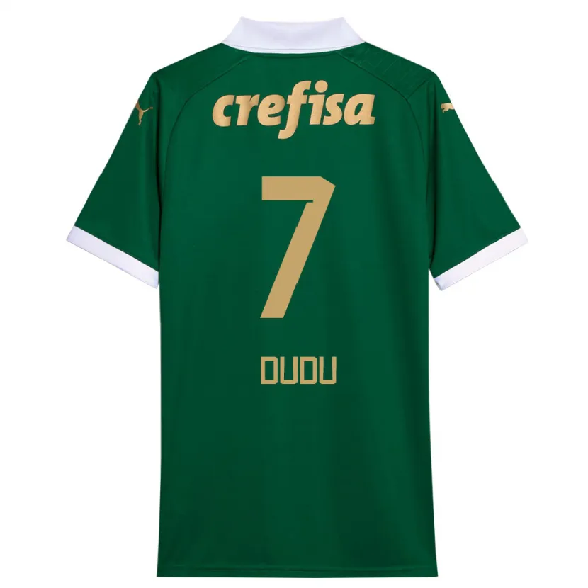 Danxen Niño Camiseta Dudu #7 Verde Blanco 1ª Equipación 2024/25 La Camisa