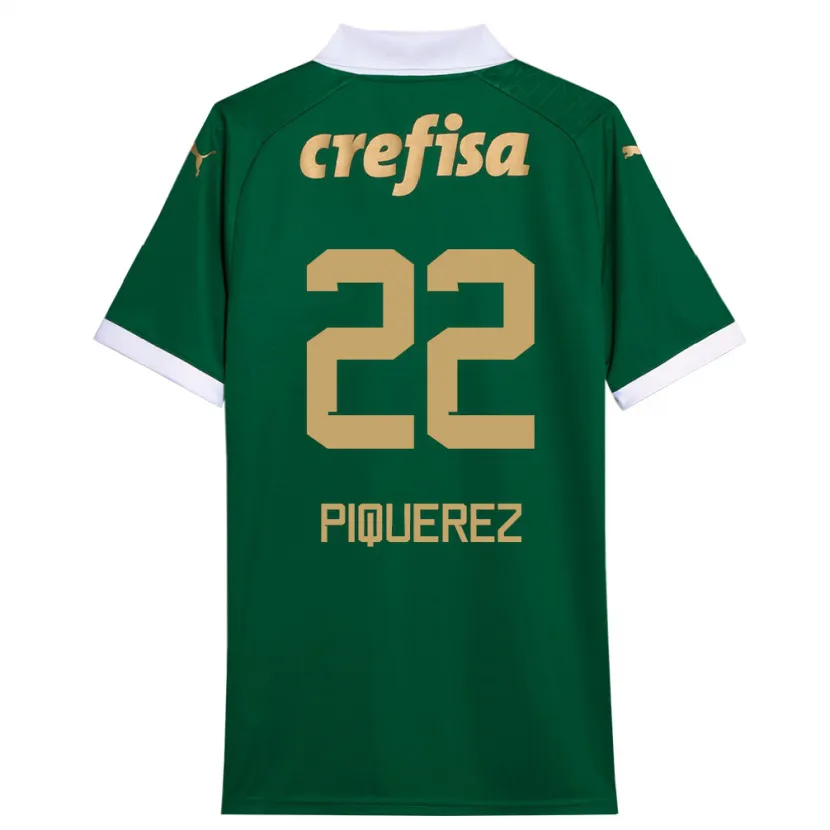 Danxen Niño Camiseta Joaquín Piquerez #22 Verde Blanco 1ª Equipación 2024/25 La Camisa