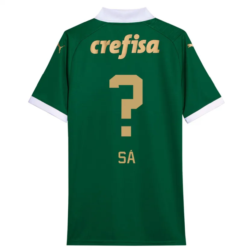 Danxen Niño Camiseta Luiz Sá #0 Verde Blanco 1ª Equipación 2024/25 La Camisa