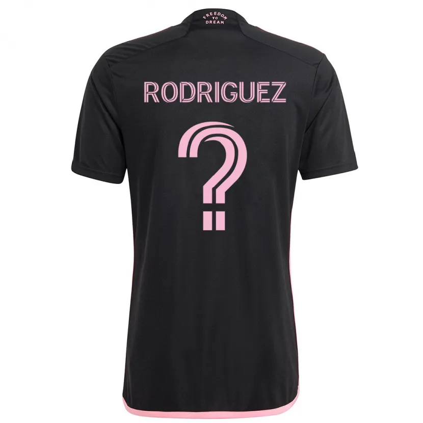 Danxen Niño Camiseta Emerson Rodríguez #0 Negro 2ª Equipación 2024/25 La Camisa