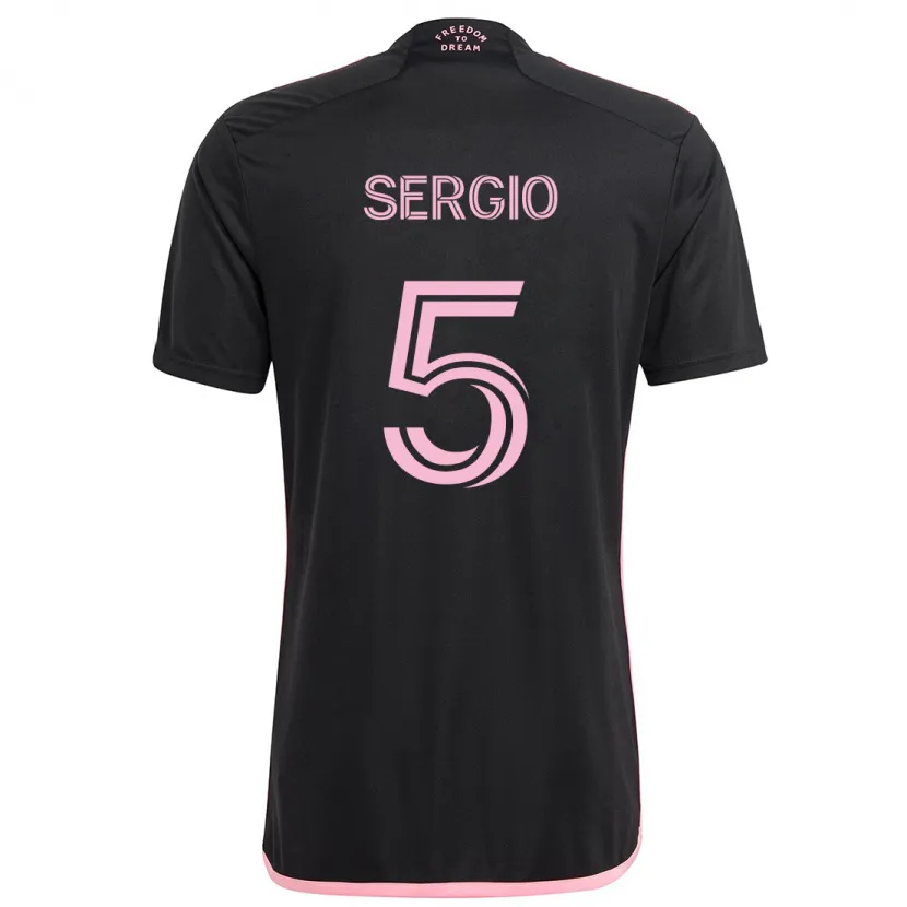 Danxen Niño Camiseta Sergio Busquets #5 Negro 2ª Equipación 2024/25 La Camisa