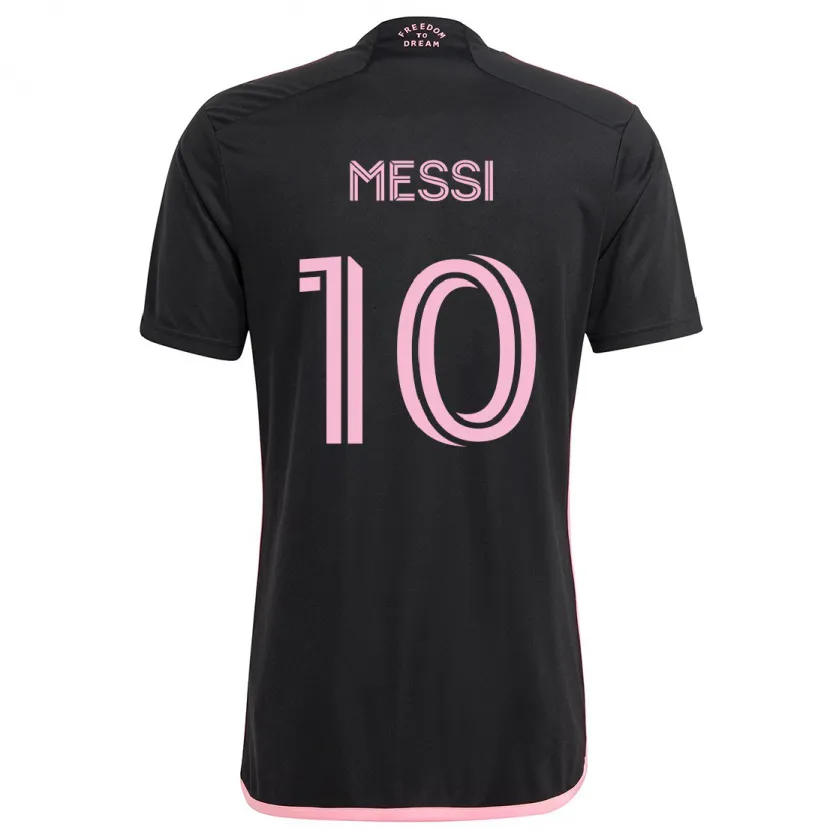 Danxen Niño Camiseta Lionel Messi #10 Negro 2ª Equipación 2024/25 La Camisa