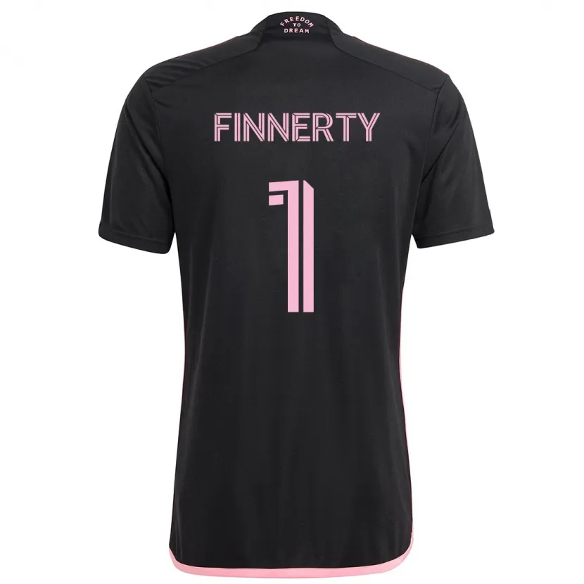 Danxen Niño Camiseta Owen Finnerty #1 Negro 2ª Equipación 2024/25 La Camisa