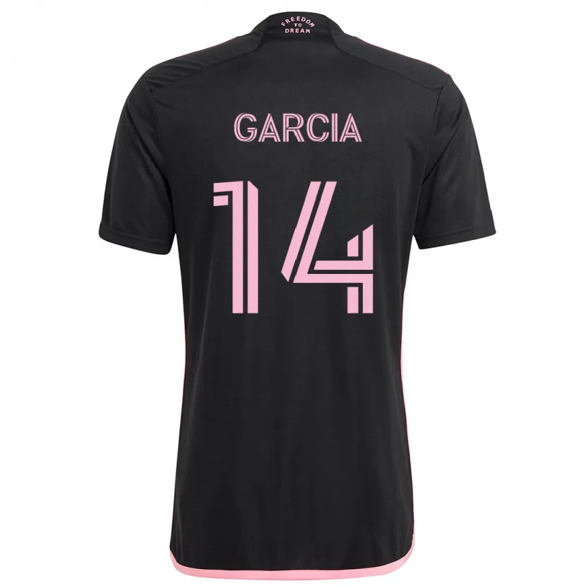 Danxen Niño Camiseta Santiago Garcia #14 Negro 2ª Equipación 2024/25 La Camisa