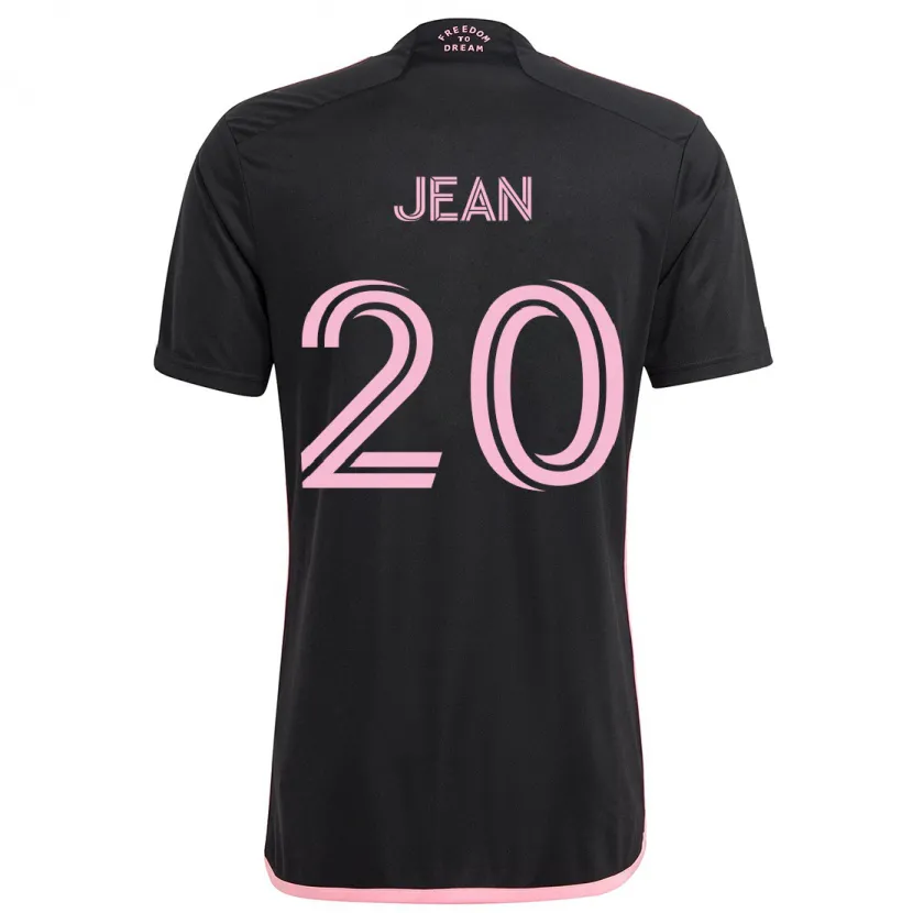 Danxen Niño Camiseta Corentin Jean #20 Negro 2ª Equipación 2024/25 La Camisa