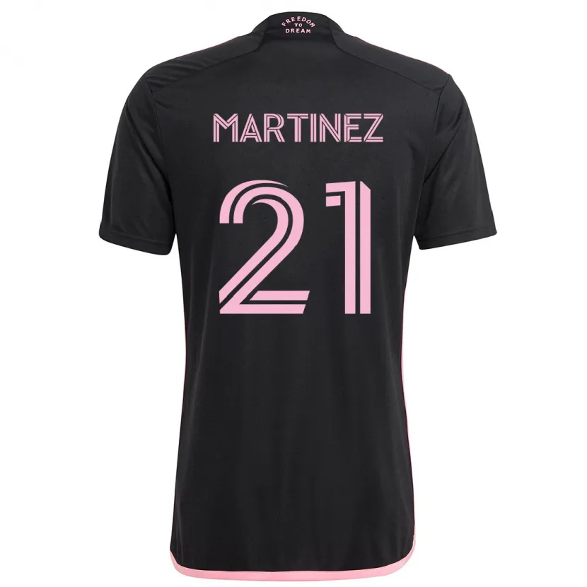 Danxen Niño Camiseta Derrek Martinez #21 Negro 2ª Equipación 2024/25 La Camisa