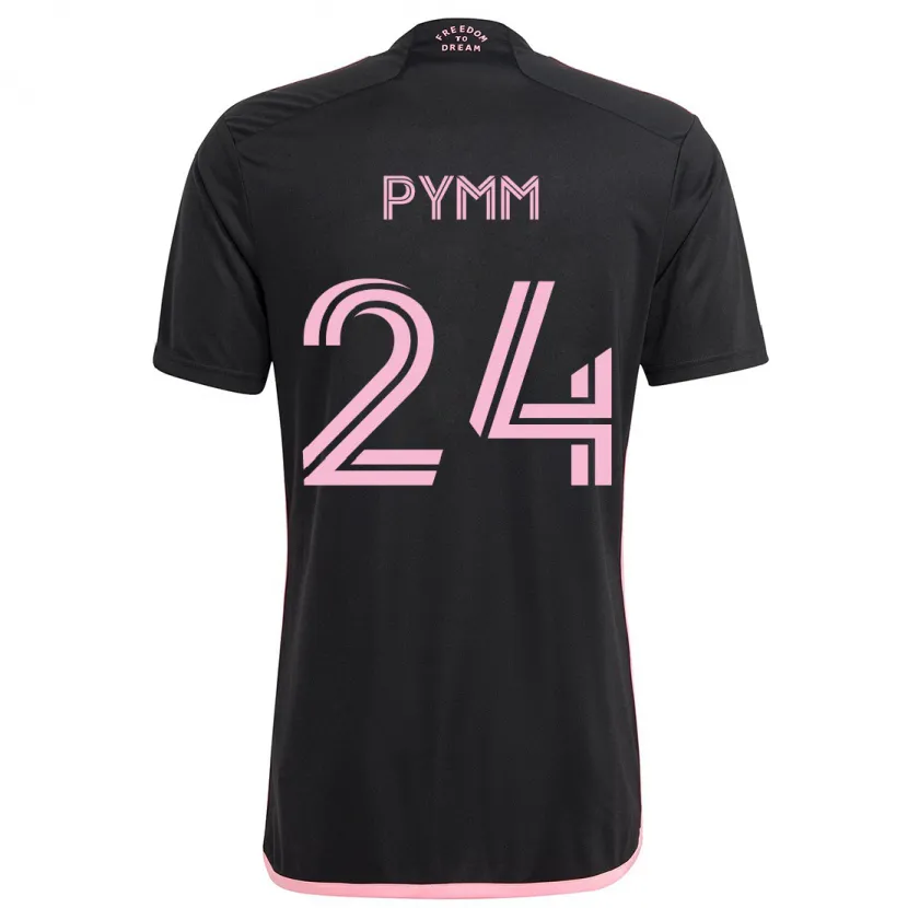 Danxen Niño Camiseta Jack Pymm #24 Negro 2ª Equipación 2024/25 La Camisa