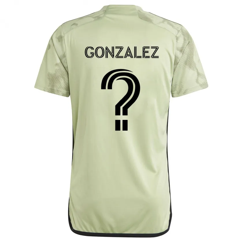 Danxen Niño Camiseta Mario González #0 Verde Claro 2ª Equipación 2024/25 La Camisa