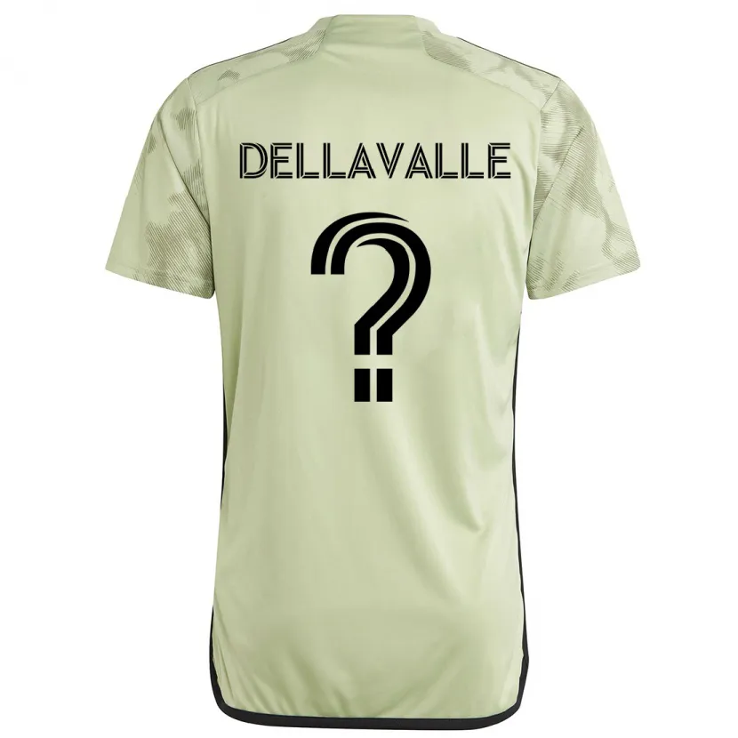 Danxen Niño Camiseta Lorenzo Dellavalle #0 Verde Claro 2ª Equipación 2024/25 La Camisa