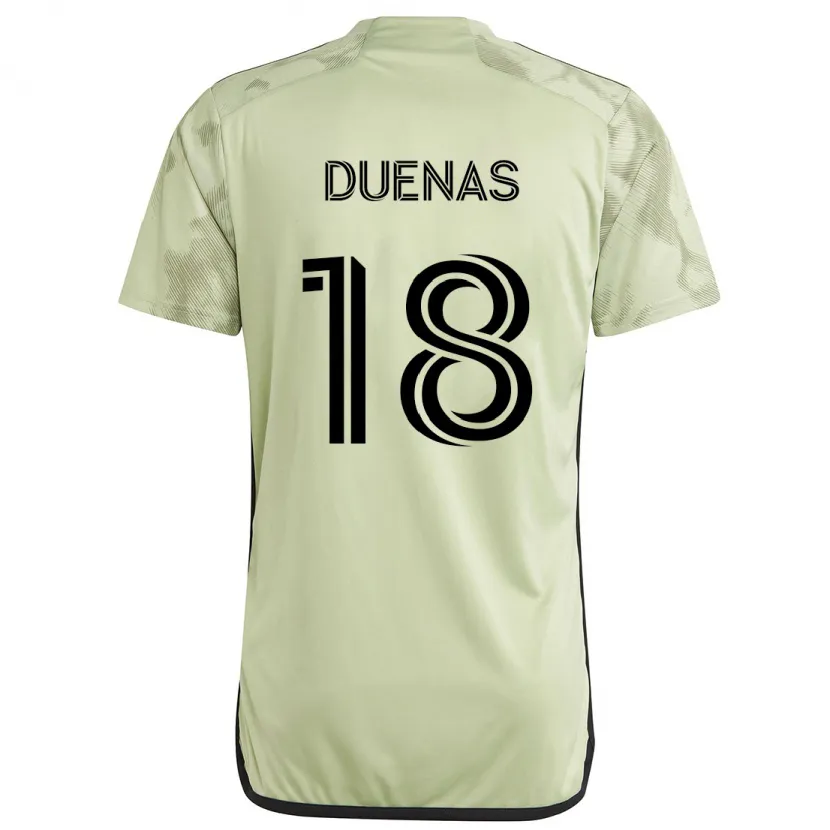 Danxen Niño Camiseta Érik Dueñas #18 Verde Claro 2ª Equipación 2024/25 La Camisa