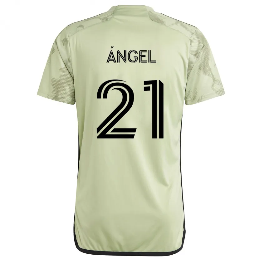 Danxen Niño Camiseta Tomás Ángel #21 Verde Claro 2ª Equipación 2024/25 La Camisa