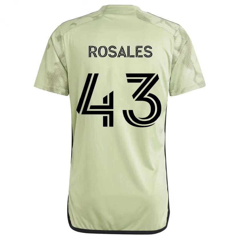 Danxen Niño Camiseta Diego Rosales #43 Verde Claro 2ª Equipación 2024/25 La Camisa