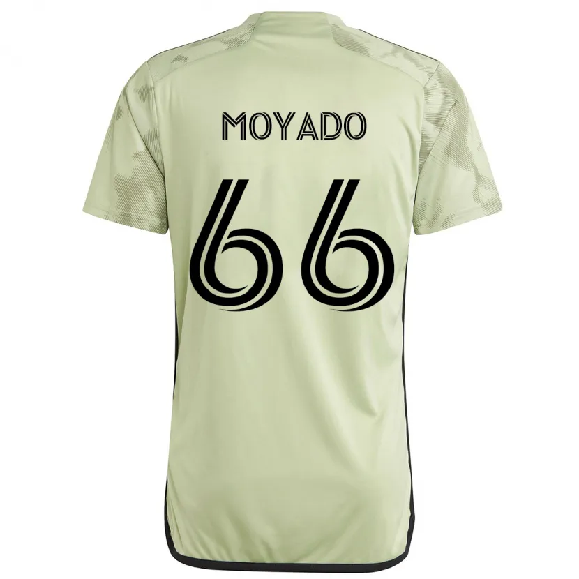 Danxen Niño Camiseta Bryan Moyado #66 Verde Claro 2ª Equipación 2024/25 La Camisa