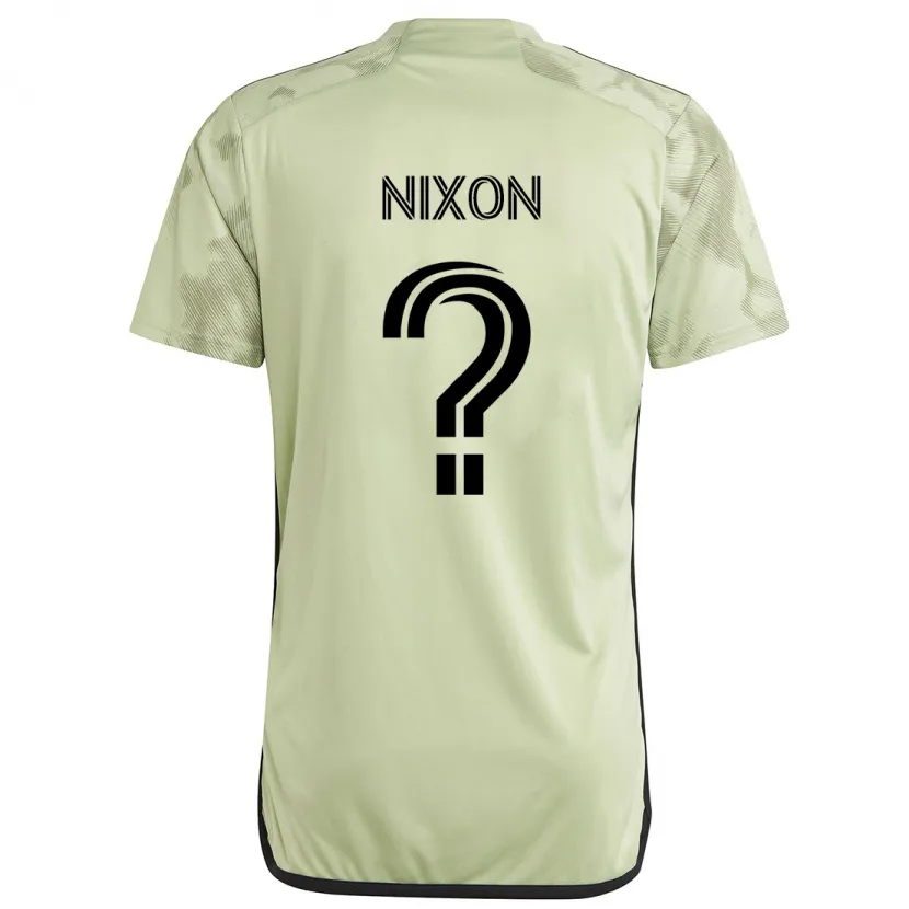 Danxen Niño Camiseta Shakir Nixon #0 Verde Claro 2ª Equipación 2024/25 La Camisa