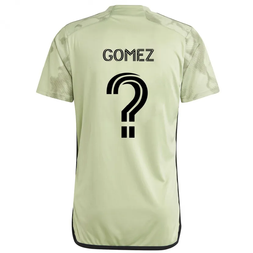 Danxen Niño Camiseta Azyk Gómez #0 Verde Claro 2ª Equipación 2024/25 La Camisa