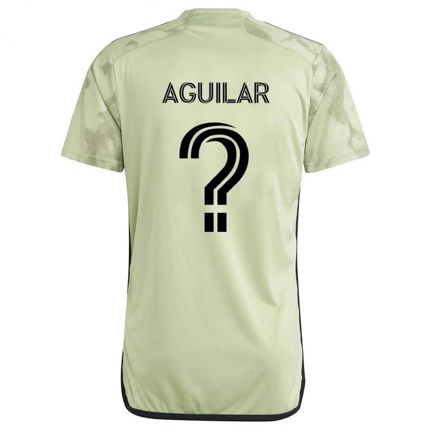 Danxen Niño Camiseta Adrián Aguilar #0 Verde Claro 2ª Equipación 2024/25 La Camisa