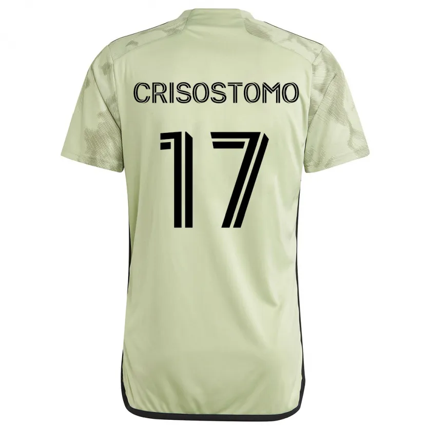 Danxen Niño Camiseta Danny Crisostomo #17 Verde Claro 2ª Equipación 2024/25 La Camisa