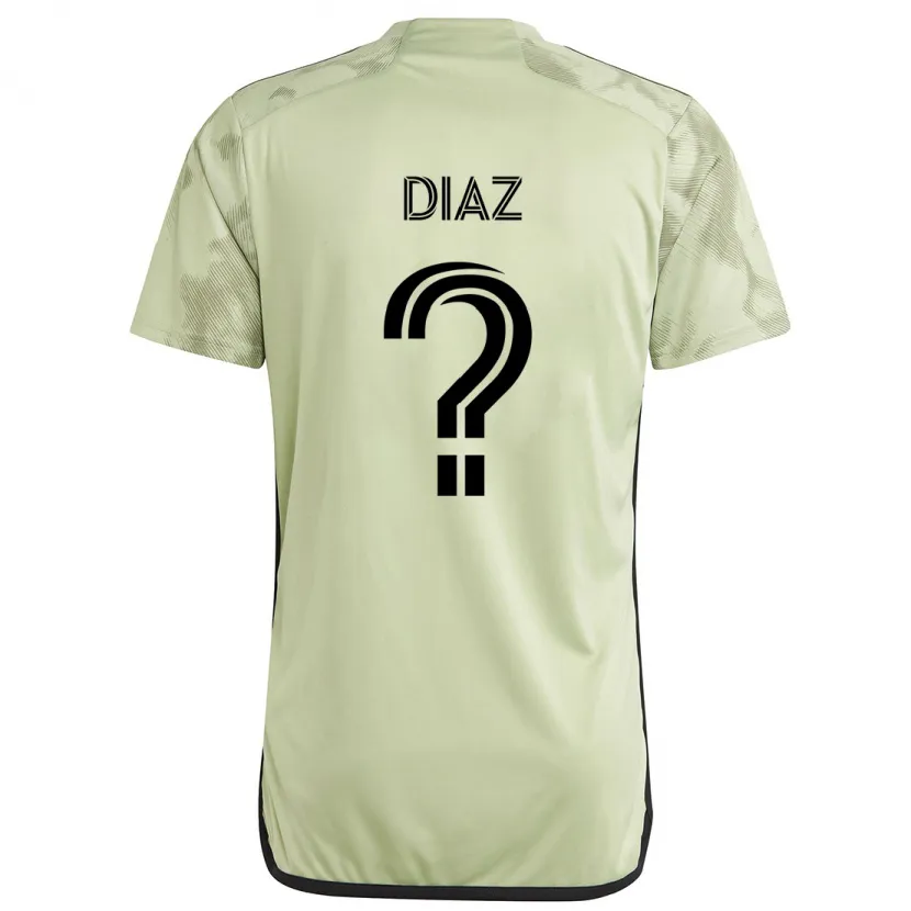 Danxen Niño Camiseta Christian Díaz #0 Verde Claro 2ª Equipación 2024/25 La Camisa