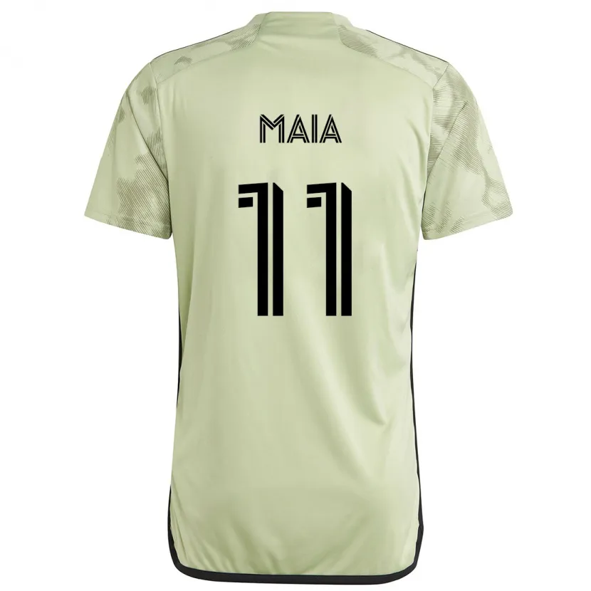 Danxen Niño Camiseta Matheus Maia #11 Verde Claro 2ª Equipación 2024/25 La Camisa