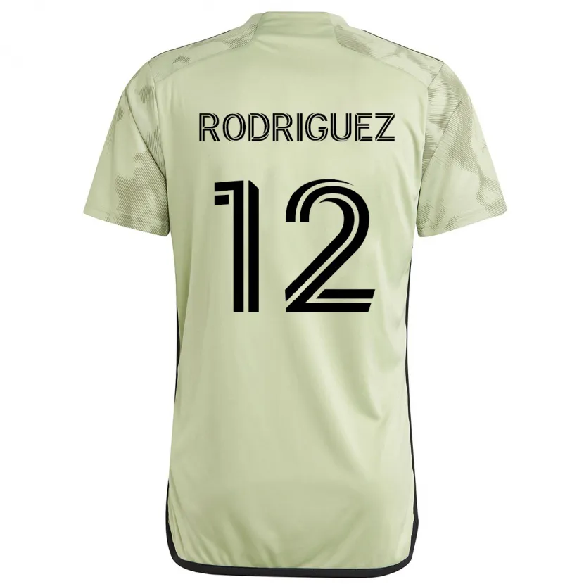 Danxen Niño Camiseta Jeremi Rodríguez #12 Verde Claro 2ª Equipación 2024/25 La Camisa