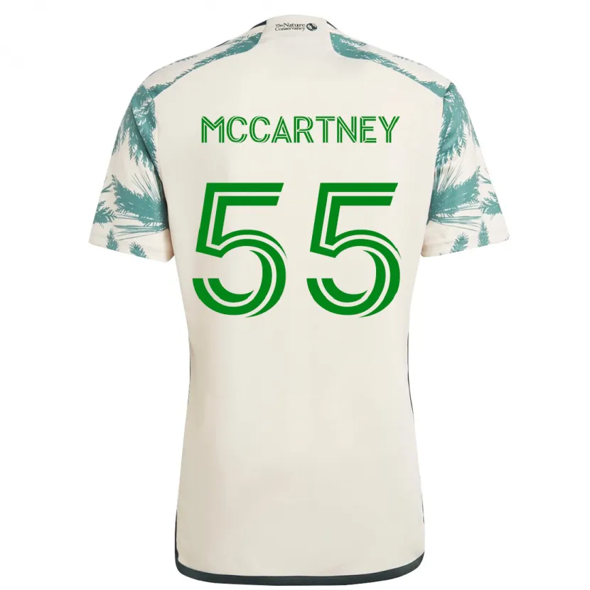 Danxen Niño Camiseta Dawson Mccartney #55 Beige Marrón 2ª Equipación 2024/25 La Camisa