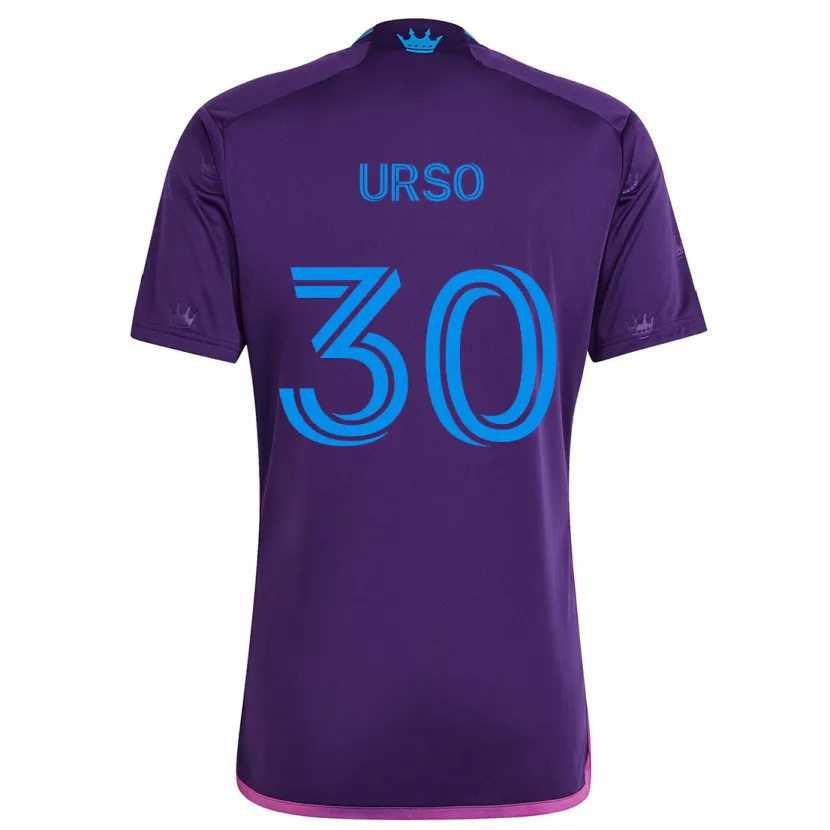 Danxen Niño Camiseta Júnior Urso #30 Azul Morado 2ª Equipación 2024/25 La Camisa