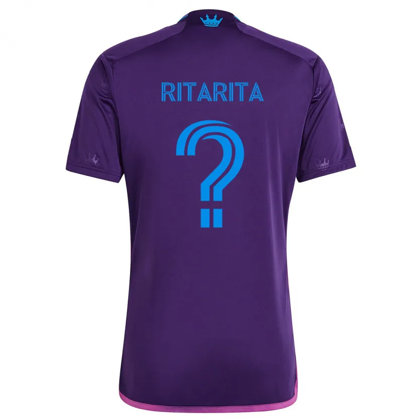 Danxen Niño Camiseta Rocket Ritarita #0 Azul Morado 2ª Equipación 2024/25 La Camisa