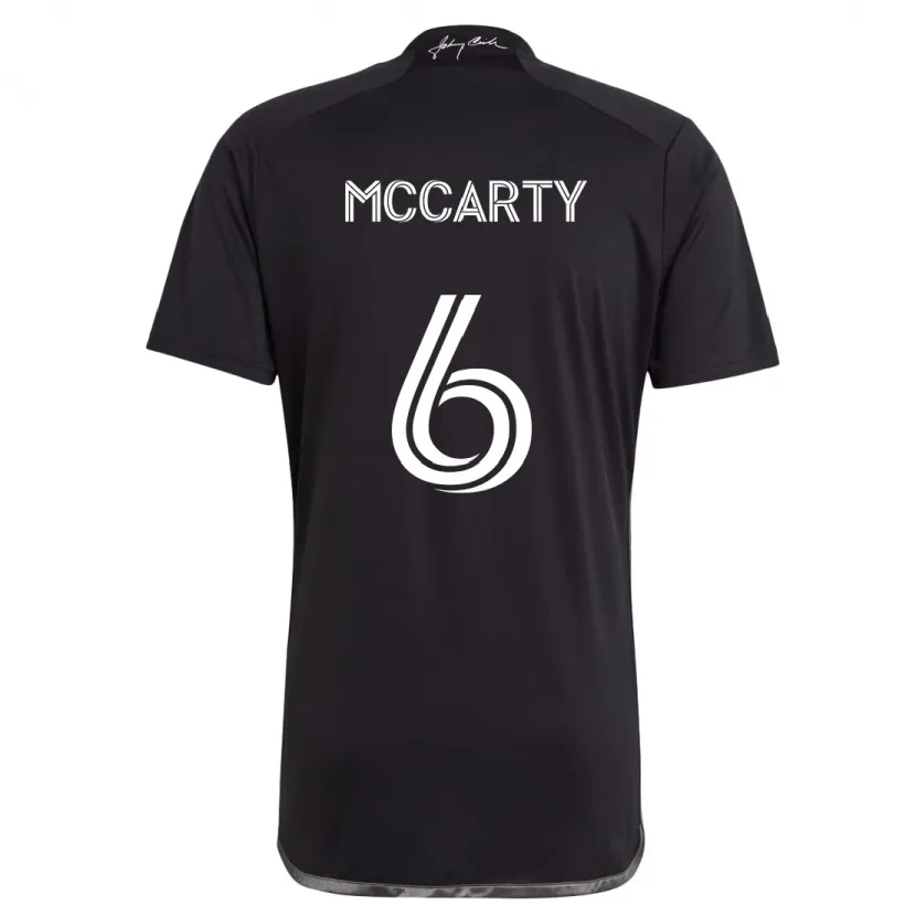 Danxen Niño Camiseta Dax Mccarty #6 Negro 2ª Equipación 2024/25 La Camisa