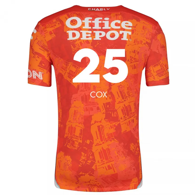 Danxen Niño Camiseta Marta Cox #25 Naranja Blanco 2ª Equipación 2024/25 La Camisa