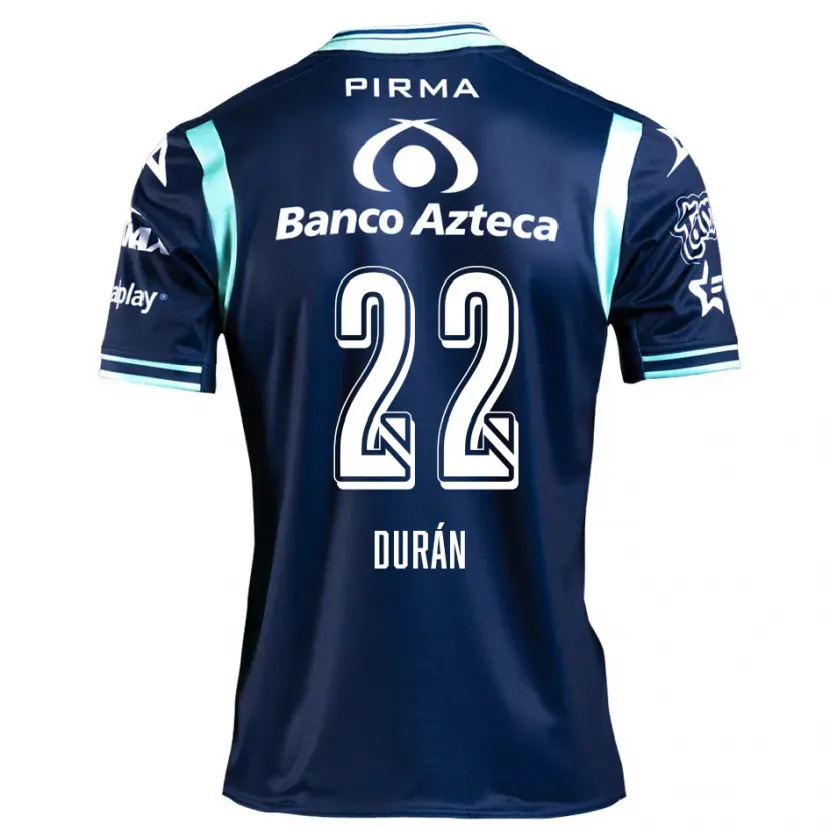 Danxen Niño Camiseta Rafael Durán #22 Azul Marino 2ª Equipación 2024/25 La Camisa