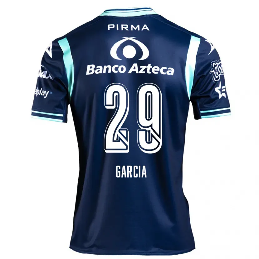 Danxen Niño Camiseta Emiliano García #29 Azul Marino 2ª Equipación 2024/25 La Camisa