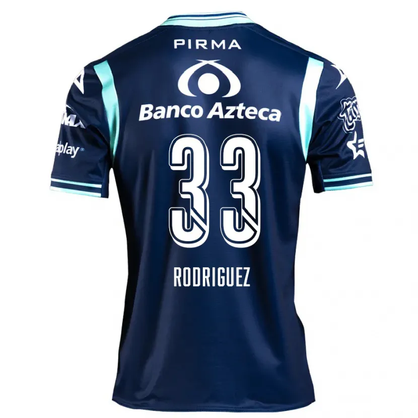 Danxen Niño Camiseta Jorge Rodríguez #33 Azul Marino 2ª Equipación 2024/25 La Camisa