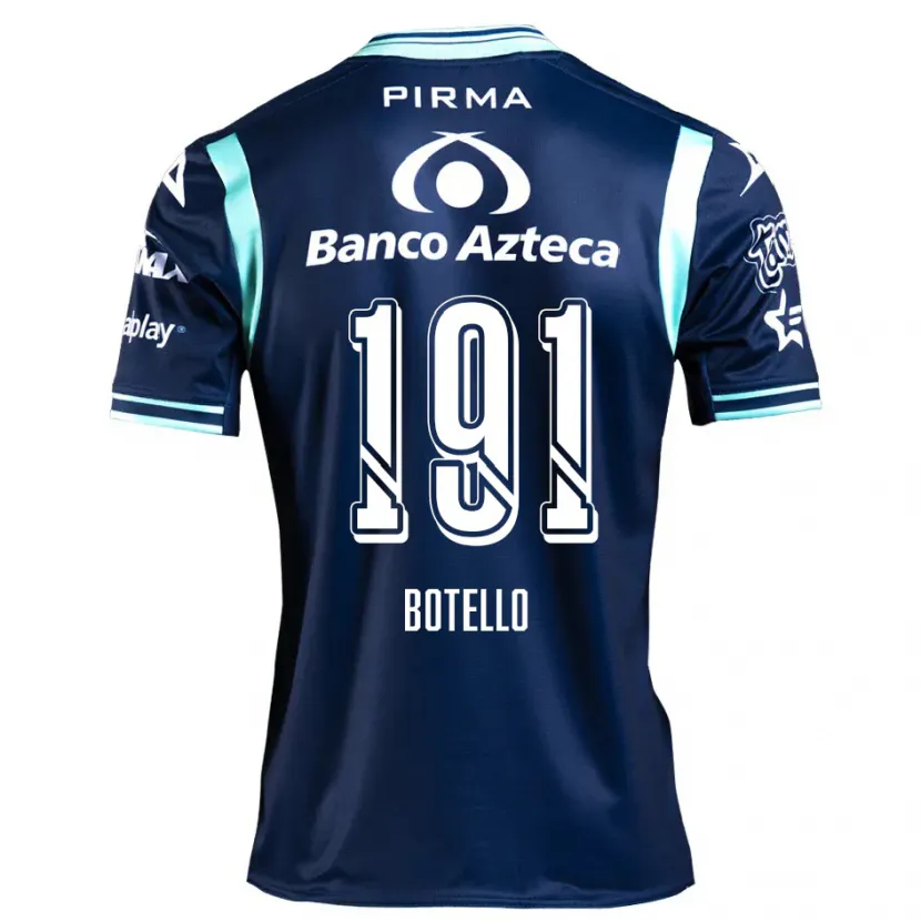 Danxen Niño Camiseta Octavio Botello #191 Azul Marino 2ª Equipación 2024/25 La Camisa