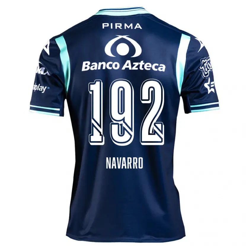 Danxen Niño Camiseta Eduardo Navarro #192 Azul Marino 2ª Equipación 2024/25 La Camisa