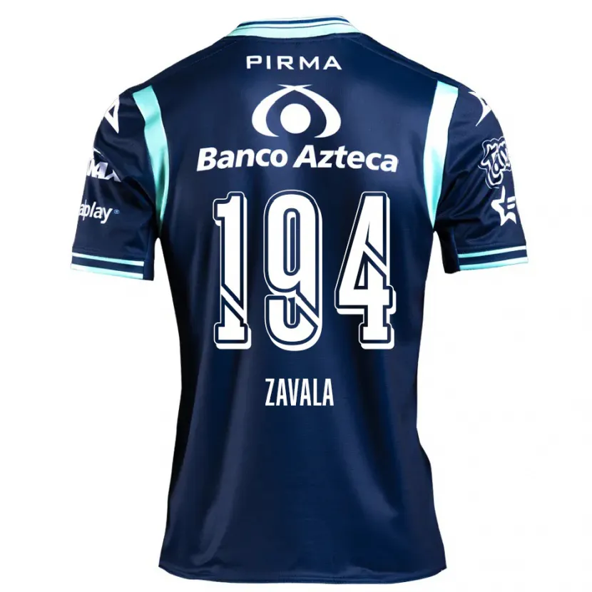 Danxen Niño Camiseta Arath Zavala #194 Azul Marino 2ª Equipación 2024/25 La Camisa